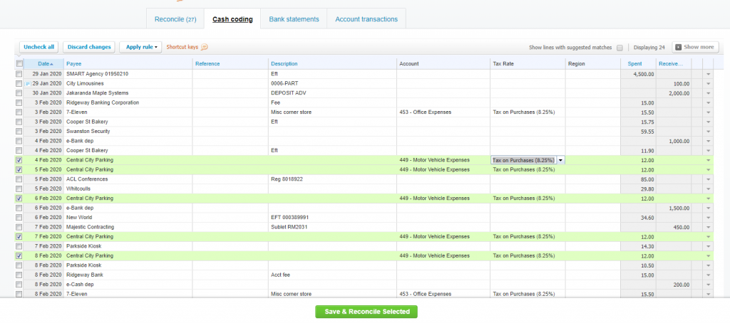 Coding System Example Bookkeeping Using Xero's Cash Coding Feature to Save Time on Your Bookkeeping ...