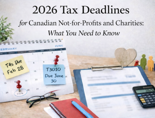 2026 Tax Deadlines for Canadian Not-for-Profits and Charities